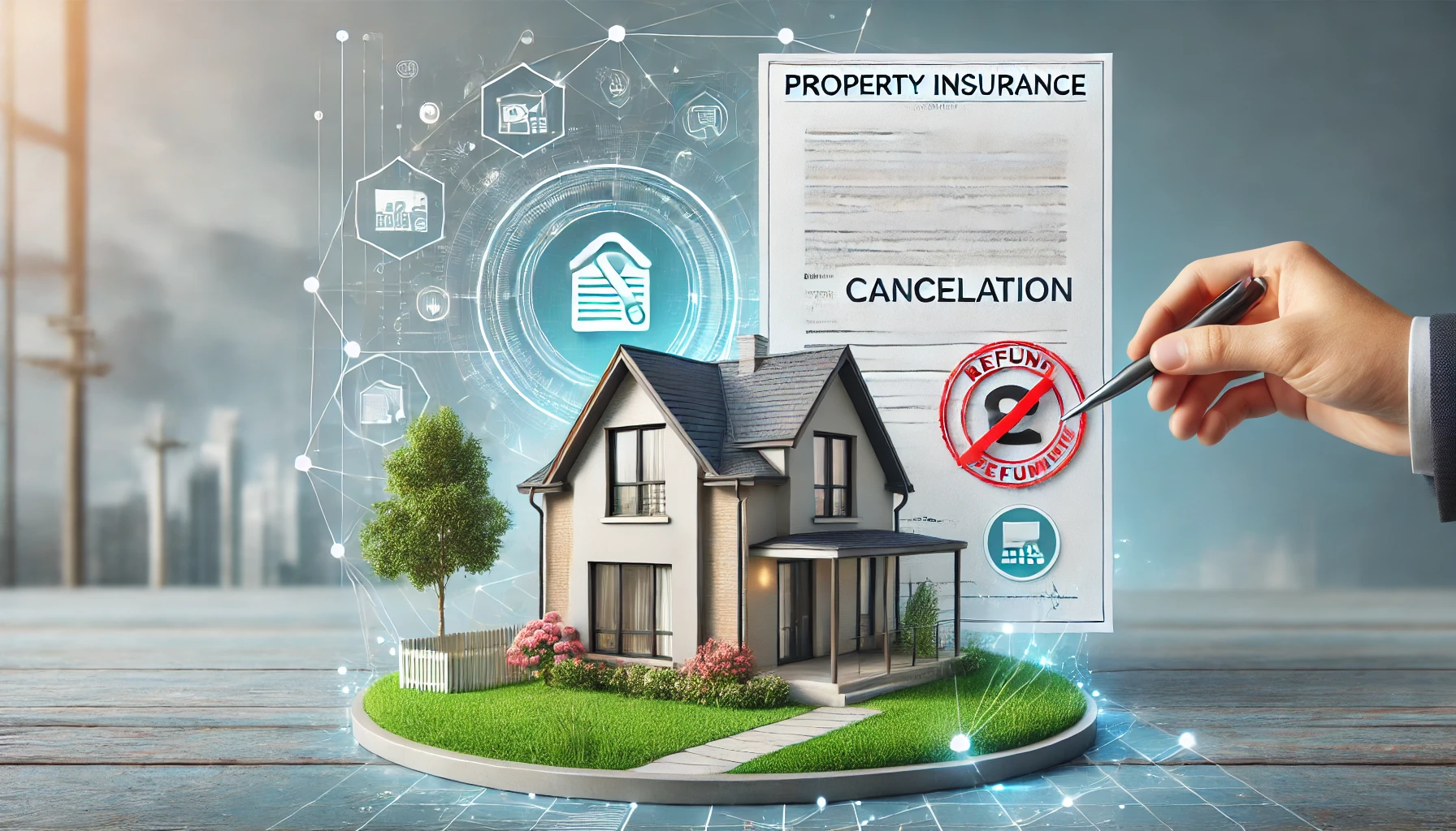 can we get refund on icici lombard insurance on property