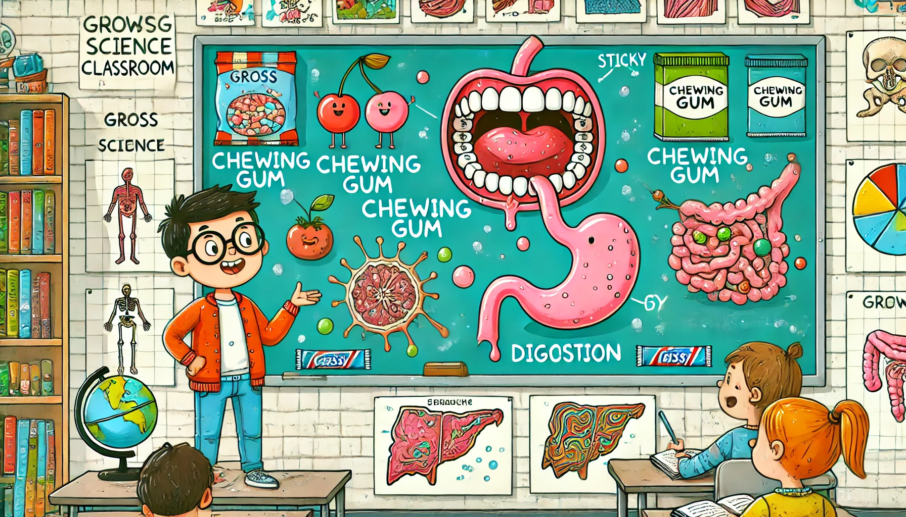 grossology bubble gum